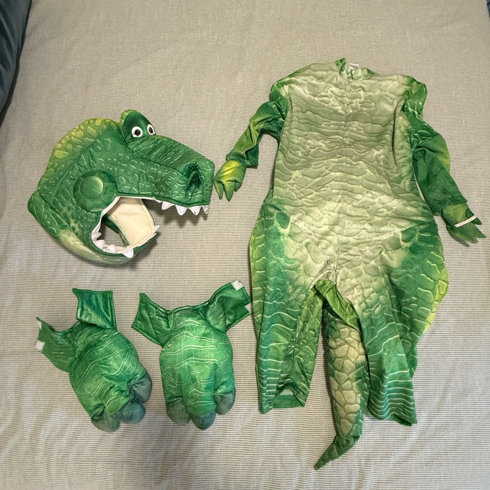 Disney Rex Toy Story Kids Halloween Costume Set size xs - Picture 2 of 4